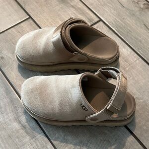 UGG Tan Suede Slippers